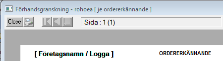 Utskrifter 1. Skriv ut från Utskrift till skärm. 2.