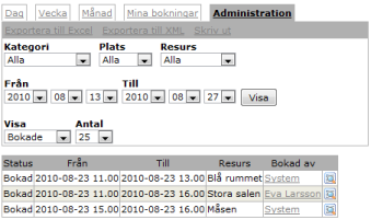 Sitevision bokning från Sitevision Sitevision är en plattform för olika färdiga verktyg att använda för att bygga en webbplats.