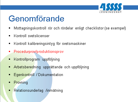 Uppläggning