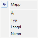 I ett bibliotek samlas innehållet från de mappar som har inkluderats som biblioteksplatser. Du kan inkludera maximalt 50 mappar i ett och samma bibliotek.