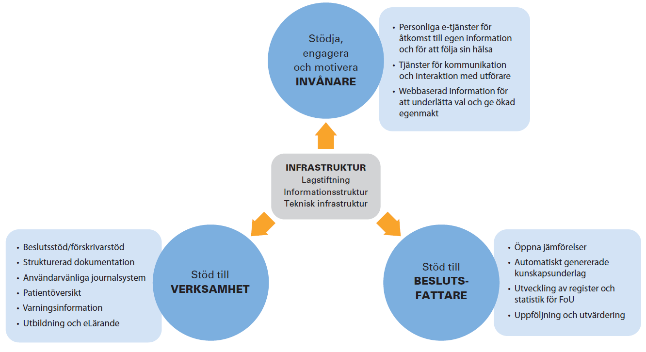 Figur 4. Helhetsbild för e-hälsa.