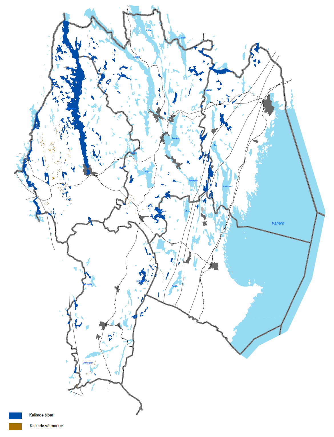 Kalkning Kalkning av sjöar har ofta ursprungligen motiverats av att bevara intressanta fiskevatten.