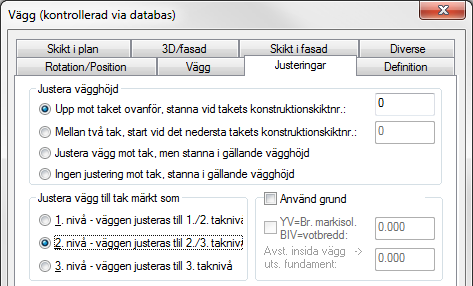 18 2014.02.21 Kapitel 4 Tak Rita väggen motsols. 3 2 4 1 Sidoväggarna i takkupan ska justeras mellan två tak, d.v.s. i 3D ska väggen synas mellan huvudtaket och kopplingstaket.