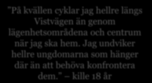 om att det generellt kan vara svårt att komma in i en grupp där alla är från samma land och har samma kultur om man inte själv är därifrån. Detta kan leda till utanförskap.