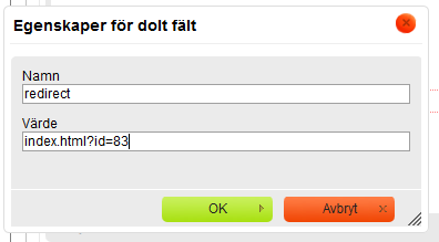 Avsändare 5. Obligatoriska uppgifter (ej nödvändigt) Dolt fält 1.