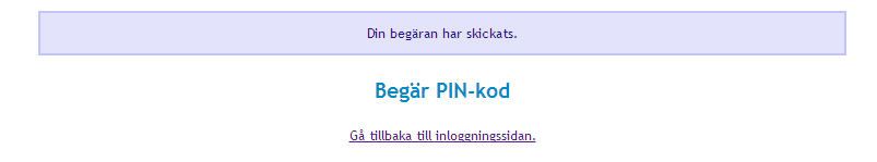 3. Skapa personlig pinkod Första gången man loggar in med hjälp av engångslösenord så behöver man definiera en personlig Pinkod. Detta sker enligt följande: Gå till adressen www.eordinationpascal.