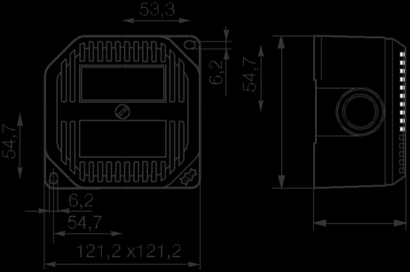 6, 7 125 17 125 x 125 6, 7 6 125 17 125 x 125 6 Installationsdosor (EEx e) För oarmerad kabel 2,5/4 mm² - 660 V 136 50 Fix.