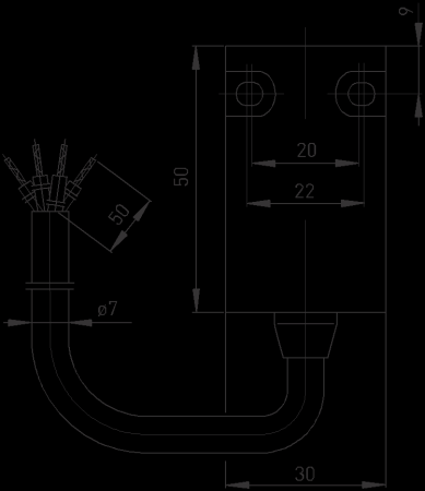 Mekaniska lägesbrytare EEx/EExM 14 Egenskaper Kapsling i thermoplast Dubbelisolerad II 2G EEx d IIC T6 II 2D IP65 T80 C Kontakter 1 vxl 4 BK 2 BN 1 BU Kontakt utan moment 0 1,5 5,5 1 slut BK 23 24 BK