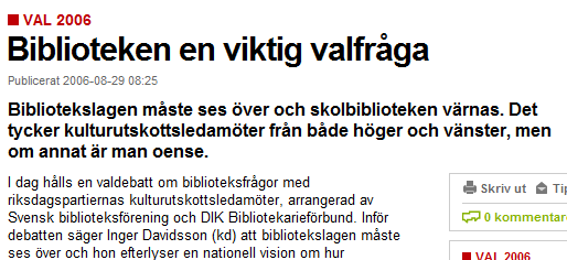 Välj en fråga inte tio För