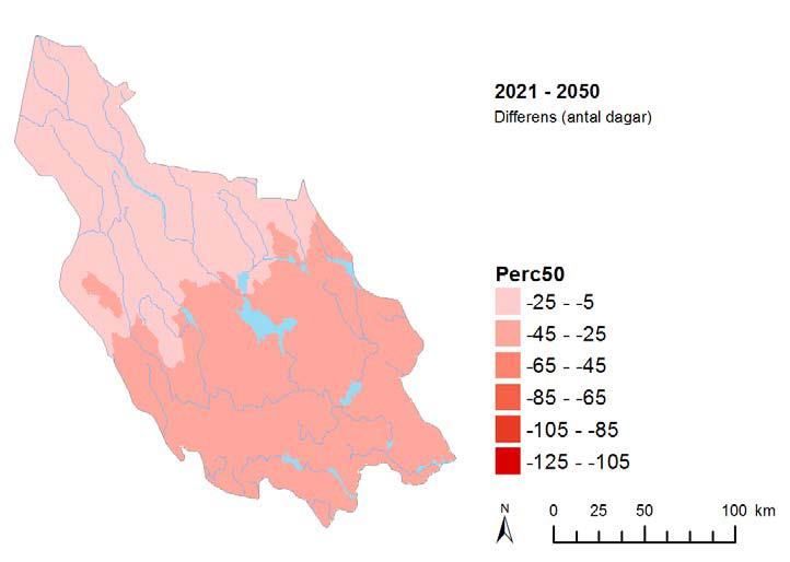 Bilaga 2 Klimatdata från SMHIs (2013) rapport Klimatanalys för Dalarnas län.