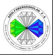 Handläggare: Jörel Bergström Rektor Adolfsbergsskolan F-6 019-213813 Handlingsplan för skolutveckling med hjälp av digitala verktyg Adolfsbergsskolan F-6 2015-16