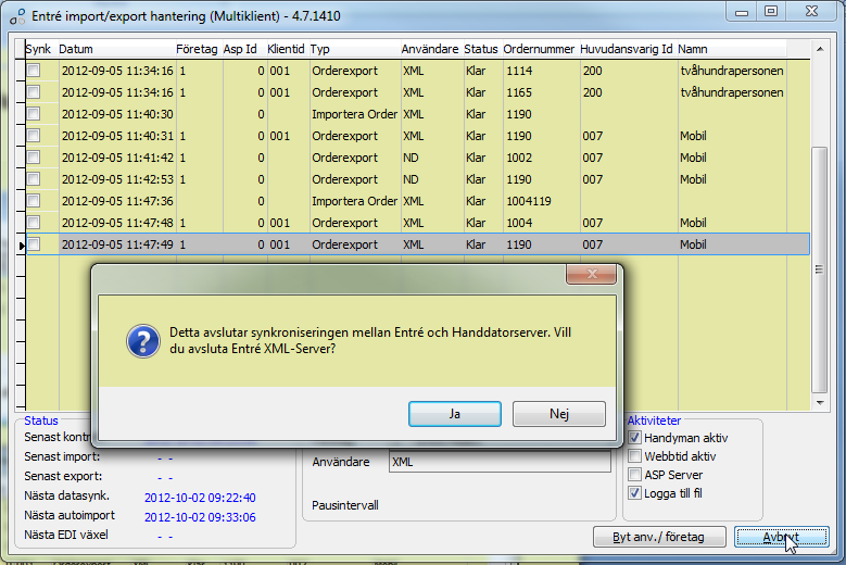 Entré Hur patchar man Entré? OBS! Från version 5.3 går det ej att köra Entré-klienten på Windows XP eller Windows Server 2003.