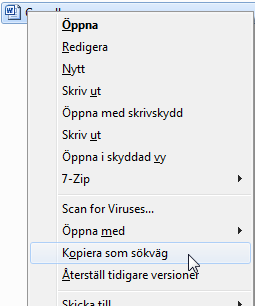 Utforskaren Skicka till Att högerklicka och välja Skicka till har funnits tidigare. Nu ger den utökade möjligheter genom att hålla ner Shift + högerklick och därefter Skicka till.