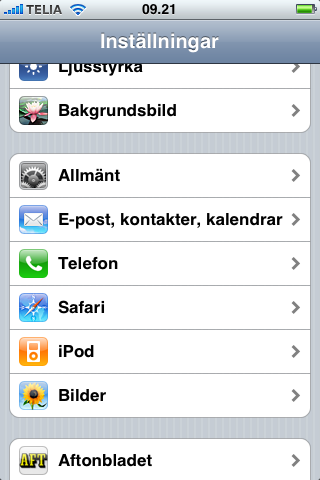 för iphone Denna guide visar hur du kan installera ett Toxicmail e-postkonto i din iphone 4. Tidigare iphone-versioner är snarlika det är ingen större skillnader.