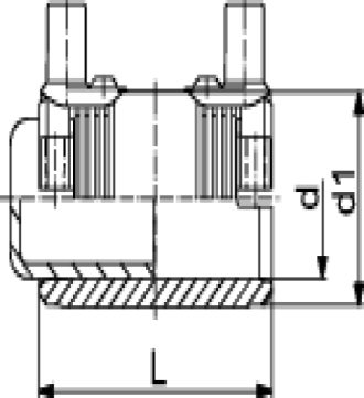 Elektrosvetskopplingar Elektrosvetsändhuv - PE 100 SDR 11 (ISO S5) - 4 mm stift - material-utflödesbegränsade svetsindikatorer för