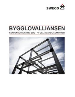 8(74) 2.4 Utfall i kundenkäten Närmast följer ett utdrag ur kundenkäten 2012. Hela sammanställningen/rapporten finns att tillgå hos vardera medlemskommun.