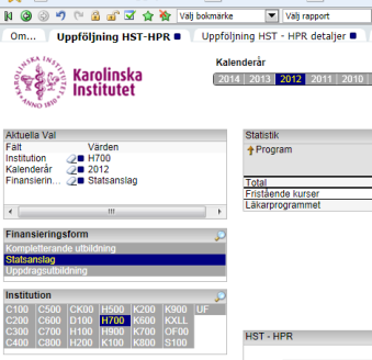 Låsa val Lås alla val. Du kan låsa dina val under en session för att förhindra att de raderas av misstag. Gör så här: 1. Välj ett eller flera värden i valboxarna 2.