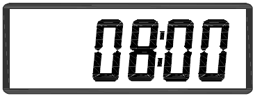 Ställ in tid och datum Håll PRINT intryckt I ca.3 sek. för att starta tidinställningsläget (TIME SETTING) som börjar på den översta raden med blinkande siffror.
