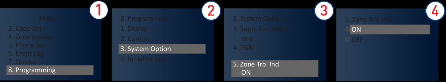 10.2 Zone Bypass Om en zon är bypassed, blir den ignorerad av alarmsystemet och kommer inte kunna utlösa alarmet.