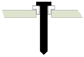 Figur (13) knytpunkten mellan yttervägg och mellanbjälklag[13].