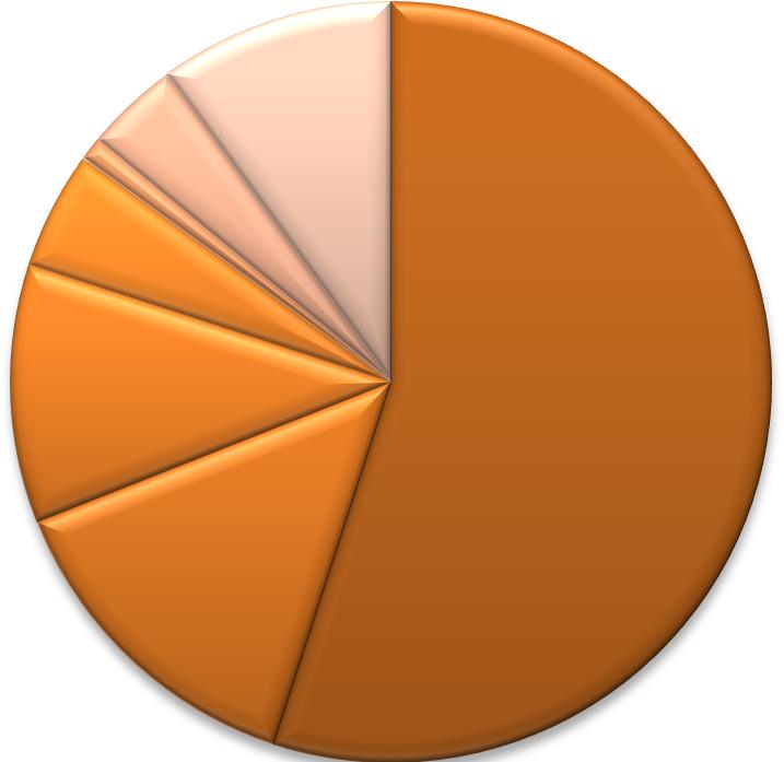 Precios försäljning 1 juli 2010 31 mars 2011 fördelat på branscher: Bygg och fastigheter 4% Energi 1% Övrigt 10% Bank finans & försäkring 5% Tjänsteföretag 11% Industri 14% Offentlig sektor 55%