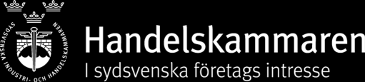 Handelskammarens avdelning för Analys och kommunikation bedriver påverkansarbete för att skapa ett bättre företagsklimat i Sydsverige, bland annat med