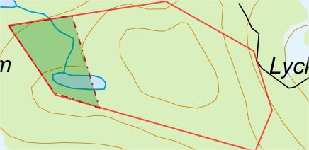 Lägg till/ändra Område och Jaktområde Lägg till nytt område och jaktfält Ange jaktområdets namn i Titel. Skriv in allmän information i fältet Beskrivning av jaktområde.