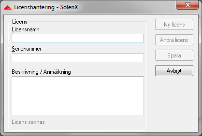 1.3 LICENSHANTERING En licens i Solen tillåter x antal samtidiga användare.