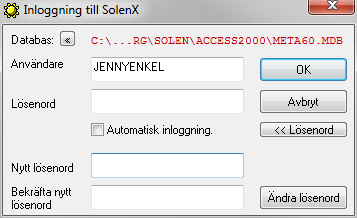 Snabbvalslistan är lagrad i en fil, Meta.ini, som ligger i den katalog där Solen Administration är installerad på servern. Mer information om Meta.