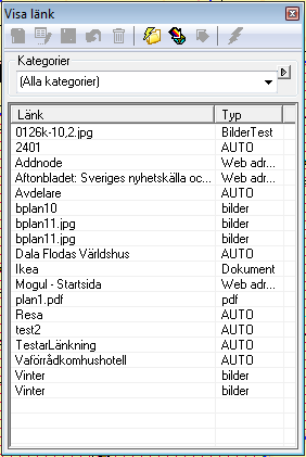 10 LÄNKAR I Solen går det att länka bilder, dokument, webbadresser, med mera till objekt i kartan.