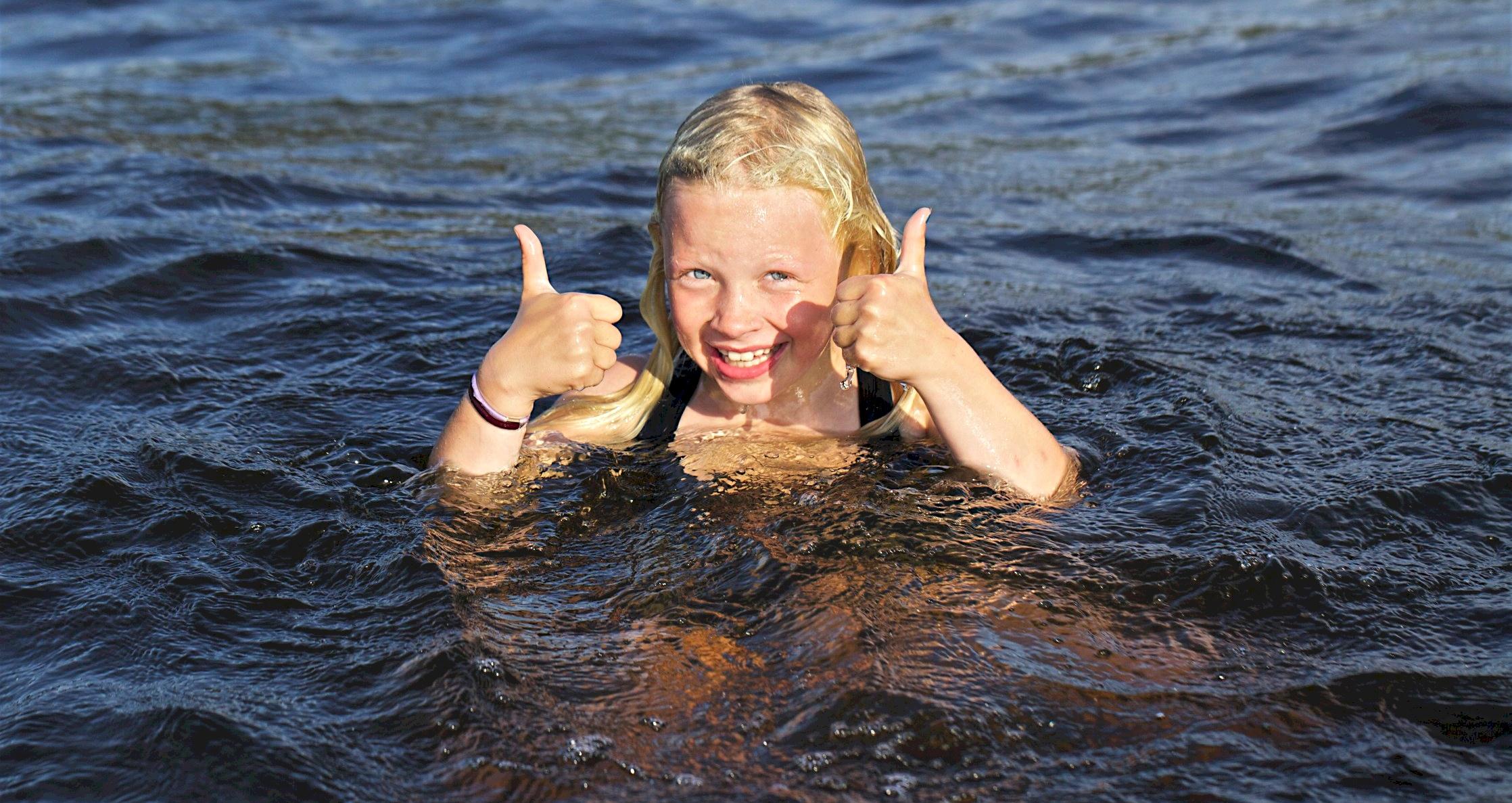 Badet är klart godkänt!