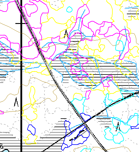 Laserdatan vidareförädlas för stöda planeringsarbetet (1) Med temakartor får man fram avverkningsmöjligheter Eventuell