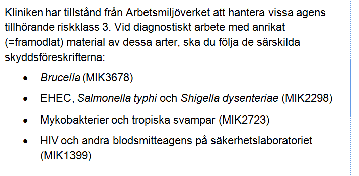 Skyddsföreskrifter för