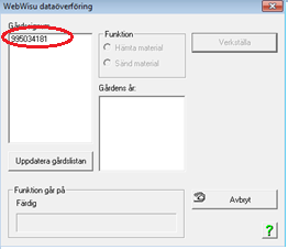 6. REGISTRERINGEN ÄR FÄRDIG! Efter att registreringen har lyckats öppnas WebWisus Välkommen -sida. I det här skedet logga ut från WebWisu och börja överföringen av uppgifterna från PC-Wisu. 7.