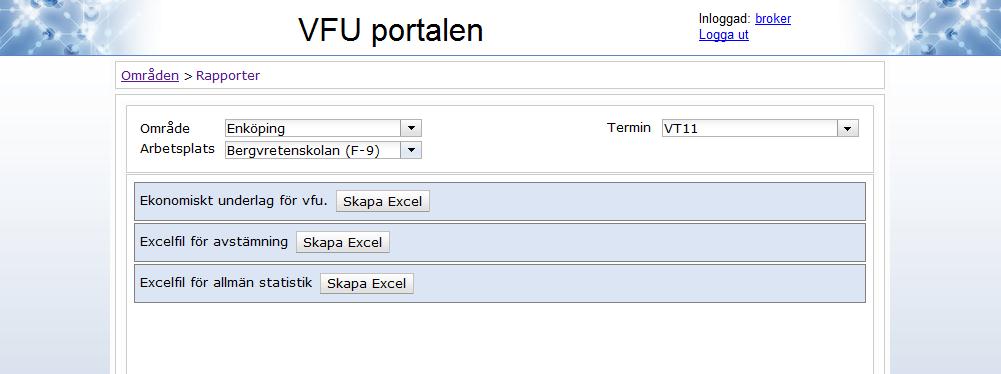 Klicka här för mer info om kursen Genom att hålla musen över en ruta visas vecka och datum