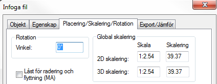 16. 2014.02.21 Kapitel 16 Situationsplan Fyll i den verkliga längden Skaleringsfaktorn räknas nu ut.