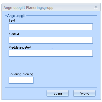 ATT SKAPA EN NY PLANERINGSGRUPP och koppla ihop allt. OBS! Tänk på att läsa igenom allt sakta och följ sedan instruktionen.