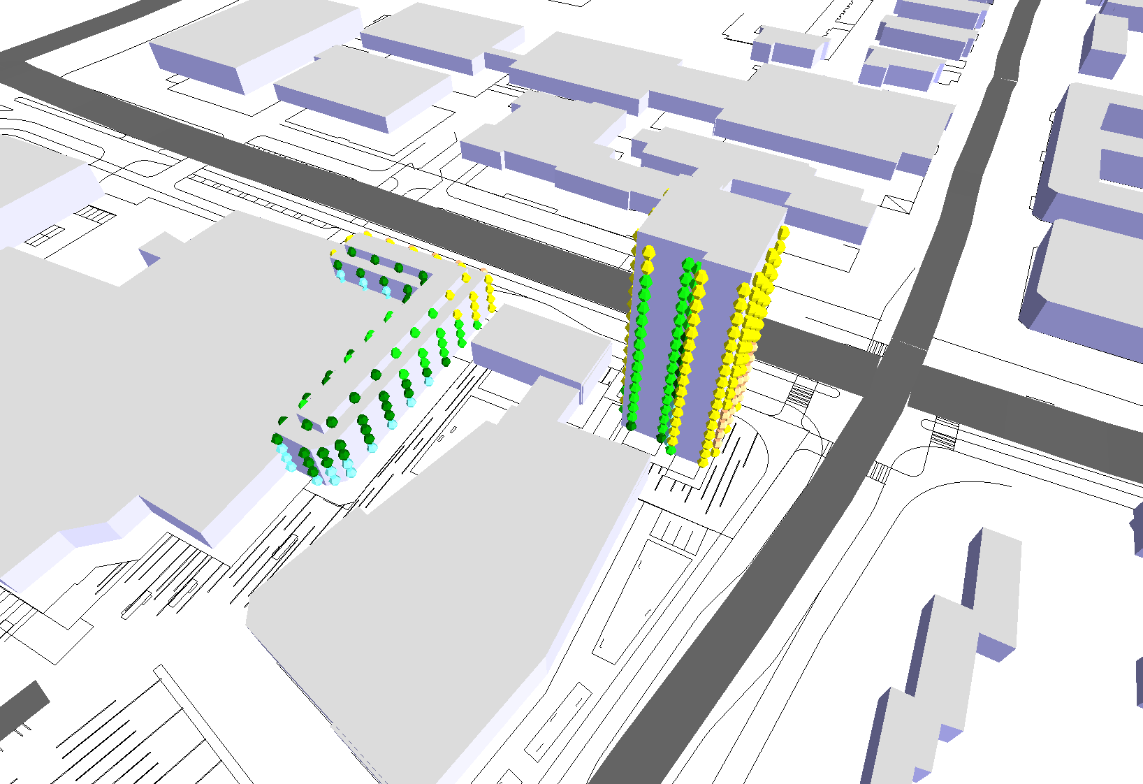 RAPPORT 10 (13) Vägtrafik Dygnsekvivalent ljudnivå i db(a) 65 < 60 < <= 65 55 < <= 60 50 < <= 55 45 < <= 50 <= 45 110328 Figur 5.