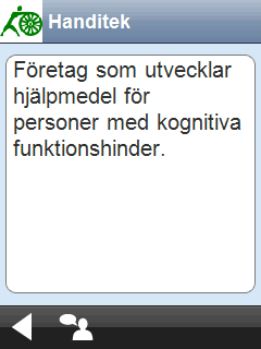 2.2 Kontaktvyn När man väljer en kontakt i kontaktlistan kommer man till Kontaktvyn. Här visas den valda kontaktens information. (Det är inställbart hur mycket data som ska visas i vyn.