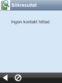 Om kontakten kommer att flyttas förbi en grupp får man först frågan Vill du flytta kontakten X till gruppen Y? Om man svarar JA flyttas kontakten till den angivna gruppen.