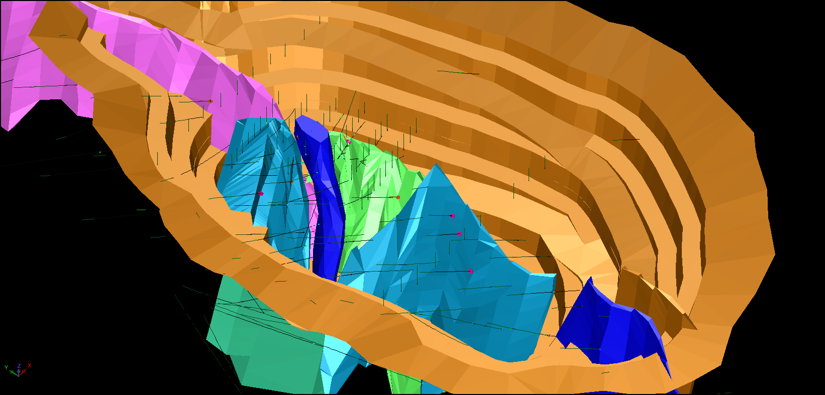 Hosko Mineralreserverna reducerade till 29 000t @ 4,0 g/t Au (01/2015)