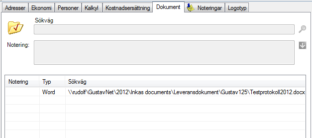 6. Nu visas en dialogruta med arrangemangets kalkyl. För att redigera i denna högerklickar Du i listan och väljer Redigera.