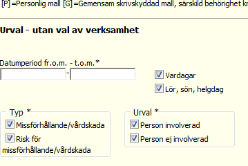 För att söka avvikelser på min enhet Via genvägar avvikelsehantering ställer du dig på analysera. Tryck på analysera så kommer du in i sökmotorn och kan göra dina inställningar.