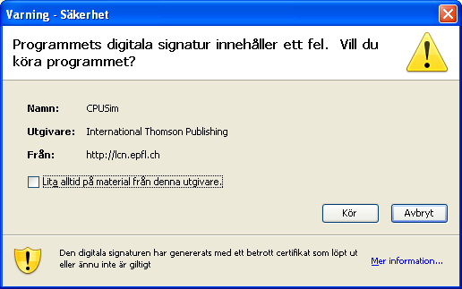 som kräver en digital signatur ska du utföra följande steg: 9a Om du använder ett smartkort ska du sätta i det i smartkortläsaren.