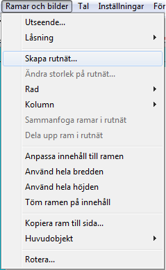 3. Skapa rutnät nya funktioner Det är nu möjligt att specificera den storlek på rutnätet man vill ha antingen när det skapas eller i efterhand.