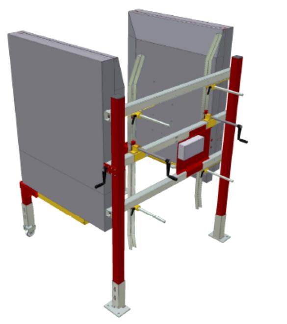 Pallmagasin för automatiska system Fasta Ställbara För pallstorlekar 600x1200 mm, 800x1200 mm, 1000x1200 mm, 1200x1200