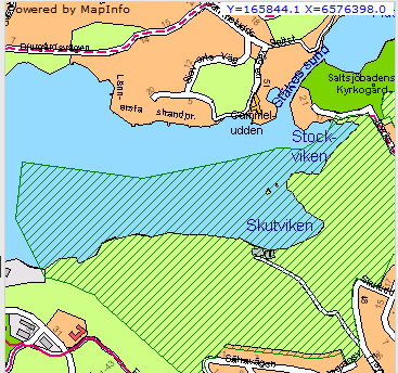 6.1 Naturreservat Skutvikens varv ligger inom naturreservatet Skogsö, se figur 7. Nacka kommun beslutade om att Skogsö skulle bli naturreservat 1997-06-02. Figur 7.