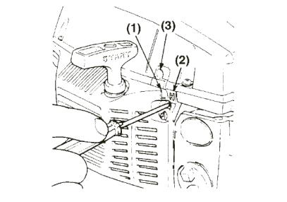 11. Adjustment of carburettor The carburettor is adjusted from the side of the factory - but may demand readjustment.