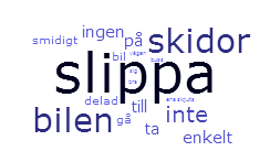 5. Slutsats Majoriteten av respondenterna åker till destinationen med bil. De kommer med sin familj och stannar i en vecka. Väl på plats väljer man att färdas med buss.