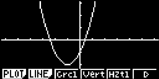 Y SKETCH r I SKETCH-menyn kan olika hjälplinjer ritas upp. Översikt av SKETCH-menyn Rensa displayen: Cls (Clear Screen) q Hjälplinjer och beräknade ytor tas bort.